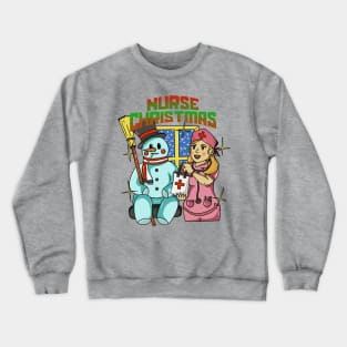 Nurse Christmas Crewneck Sweatshirt